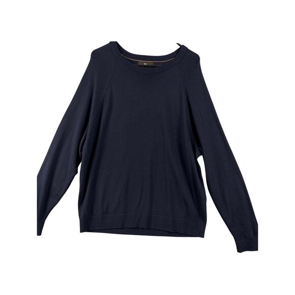 Banana Republic Italian Merino Wool Crew Neck Sweater – Navy – Size XL - Picture 1 of 6